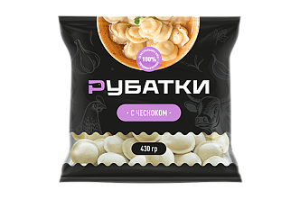 «Рубатки» пельмени с чесноком